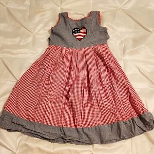 Girls Patriotic Dress S(4)